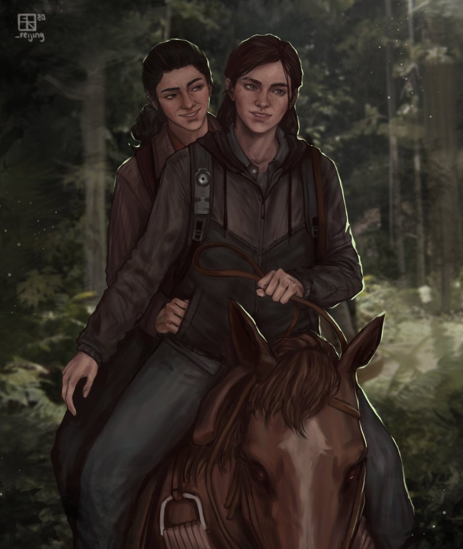 The Last of Us Ellie and Dina