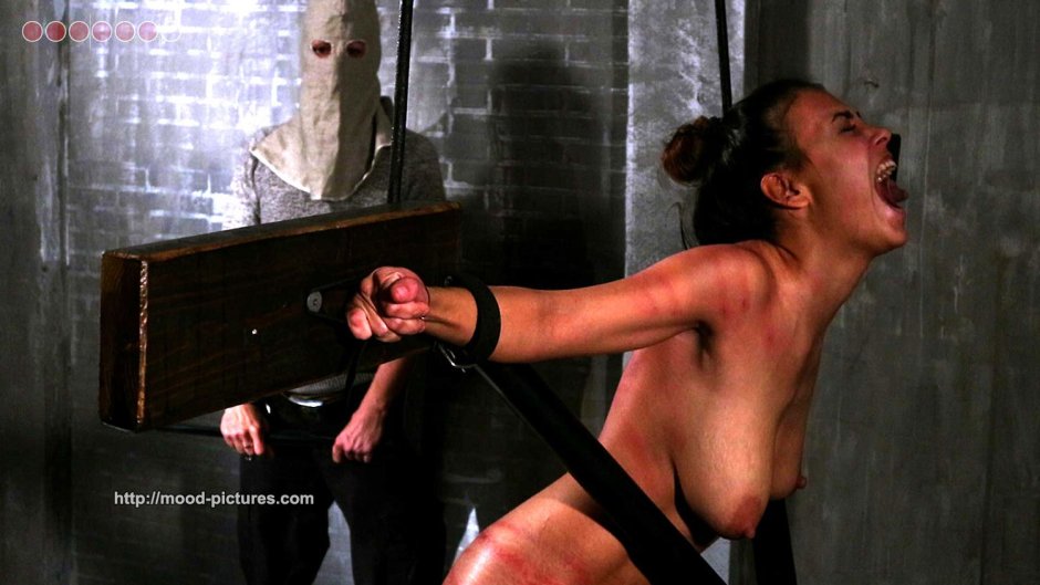 Bdsm flogging girls with rods