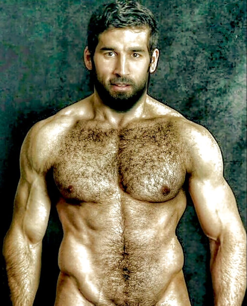 Beautiful naked hairy guys