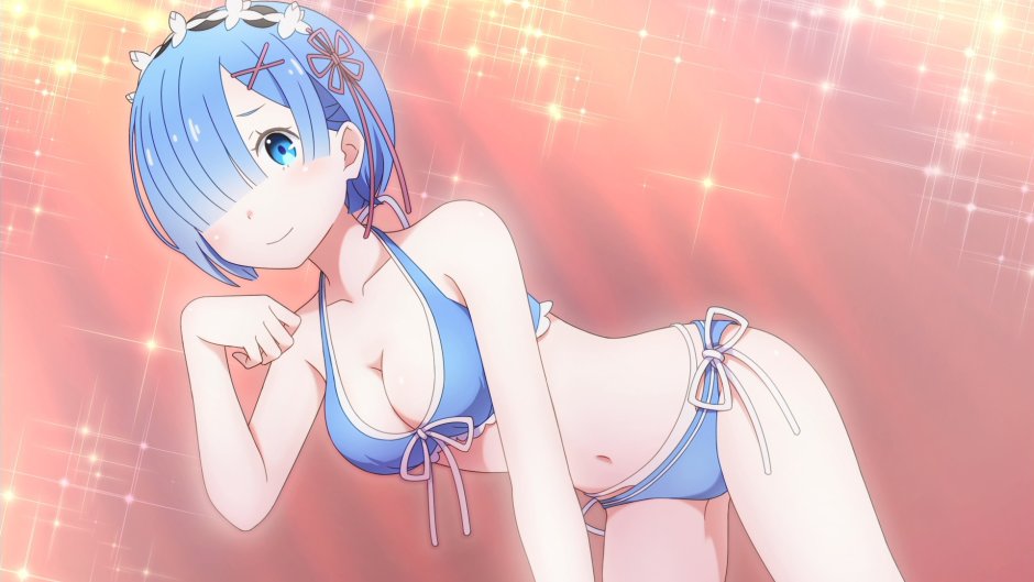 Re zero rem in a swimsuit