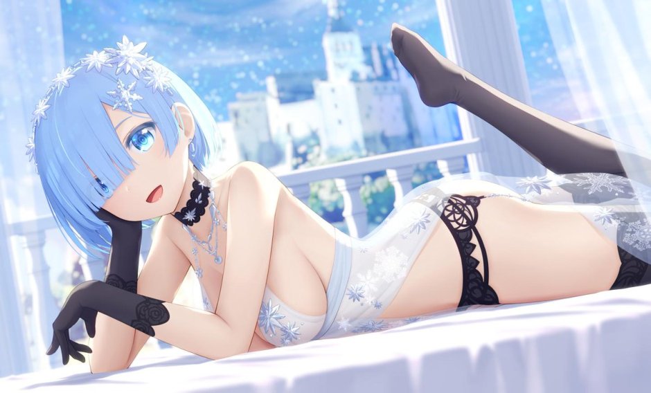 Re Zero Rem in underwear