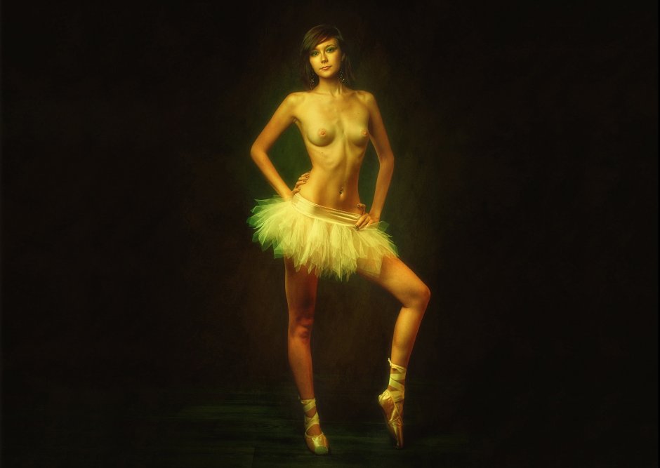 Beautiful naked ballerinas