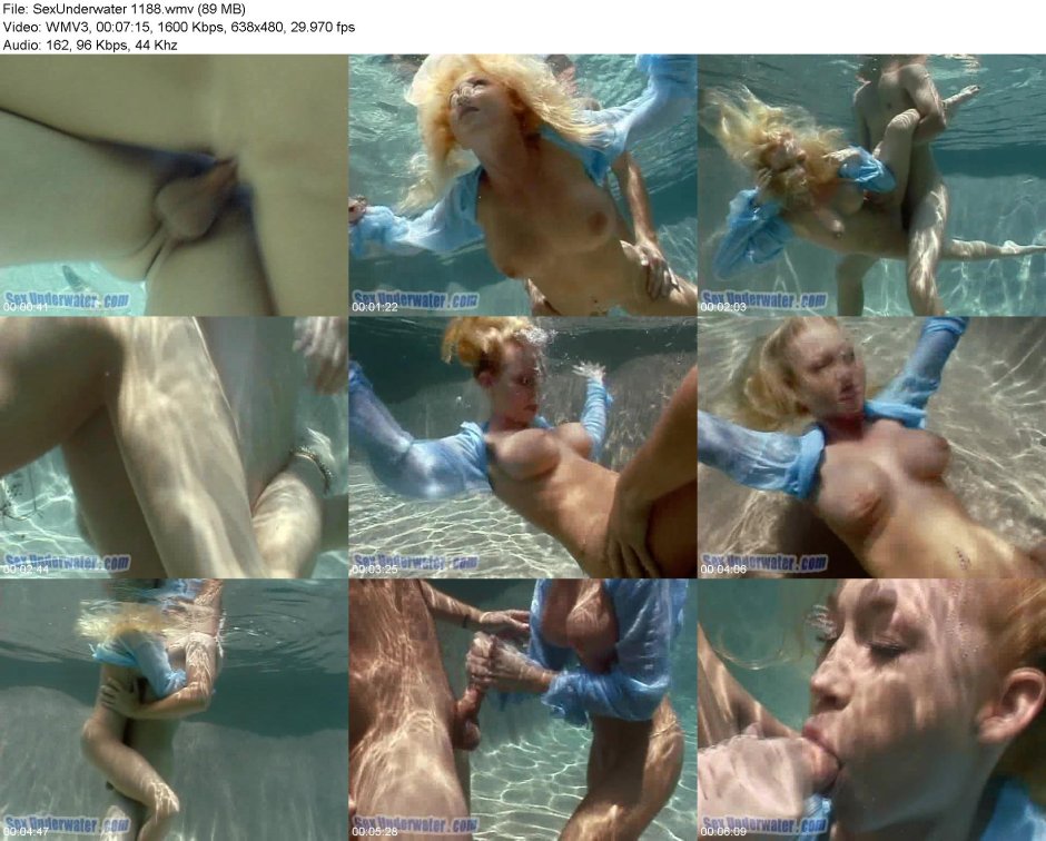 Beautiful porn in water