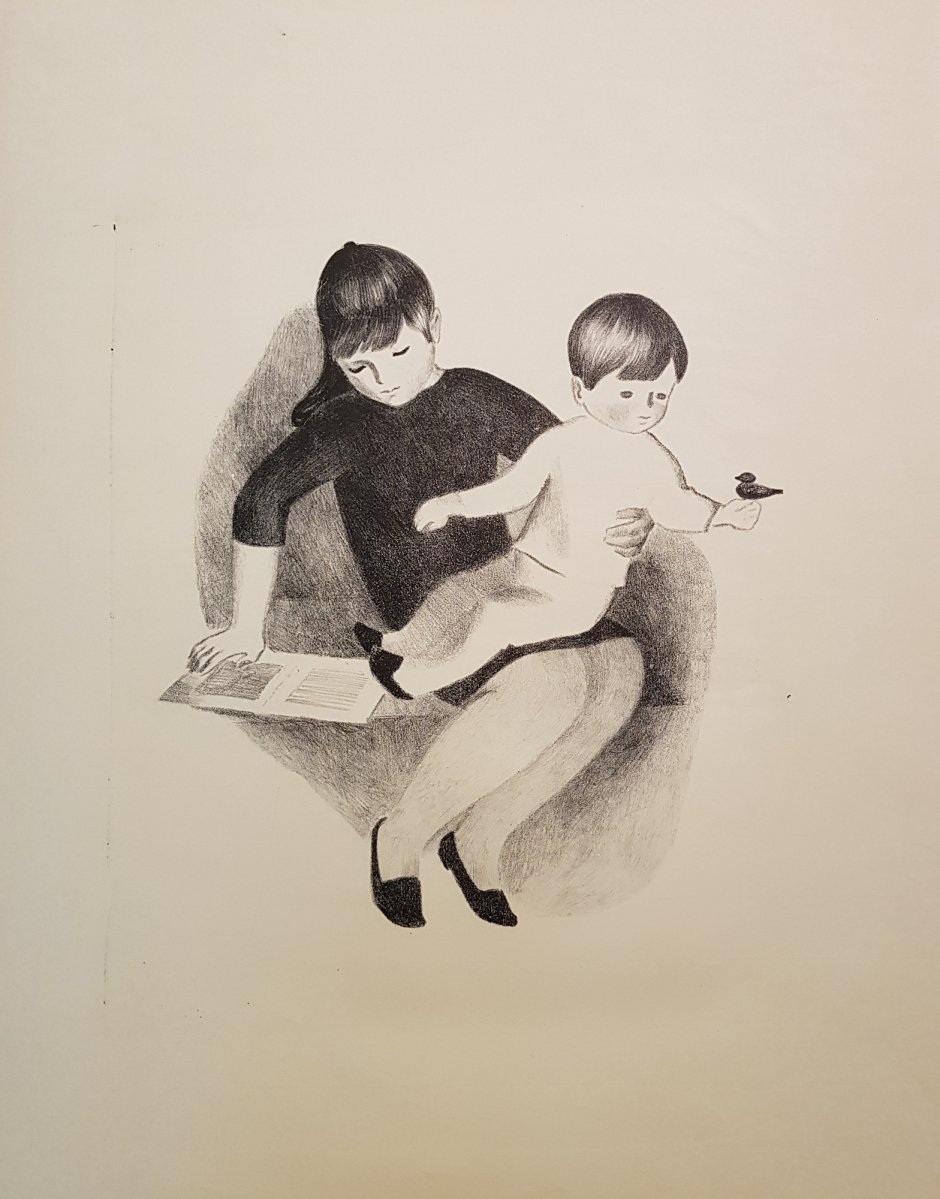 Father and daughter Art