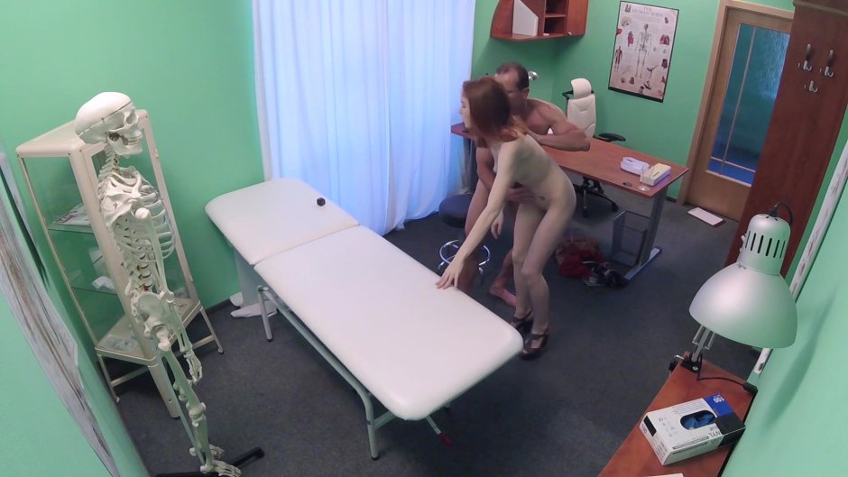 Fake Hospital blonde nurse