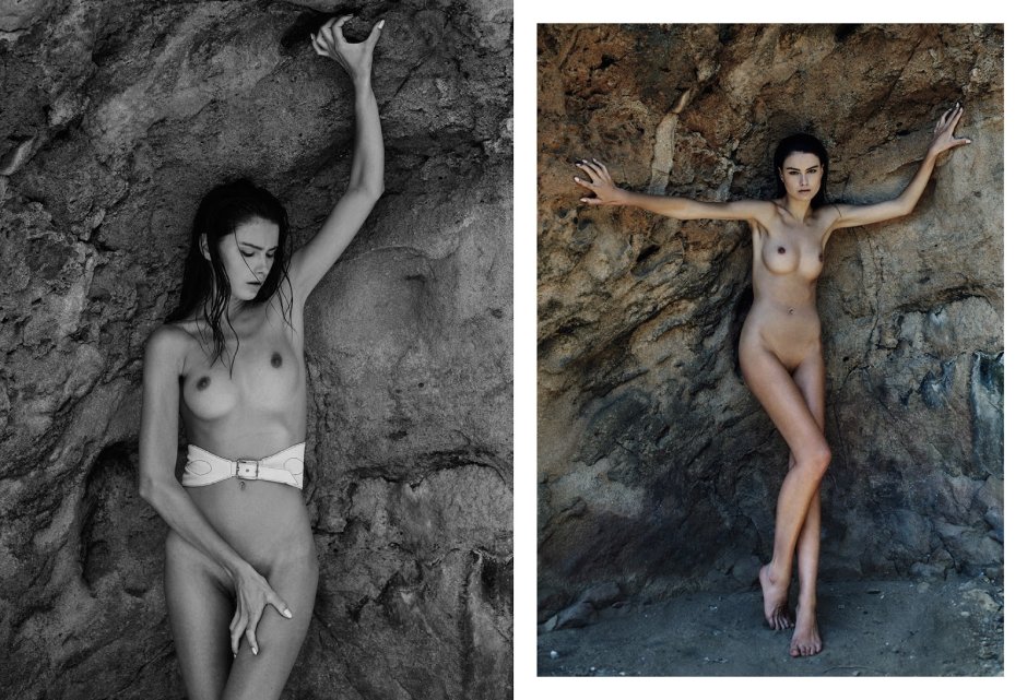 Completely naked Madame boast of piisules