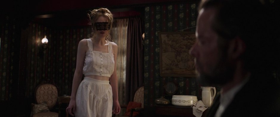 Elizabeth Olsen in underwear in the film