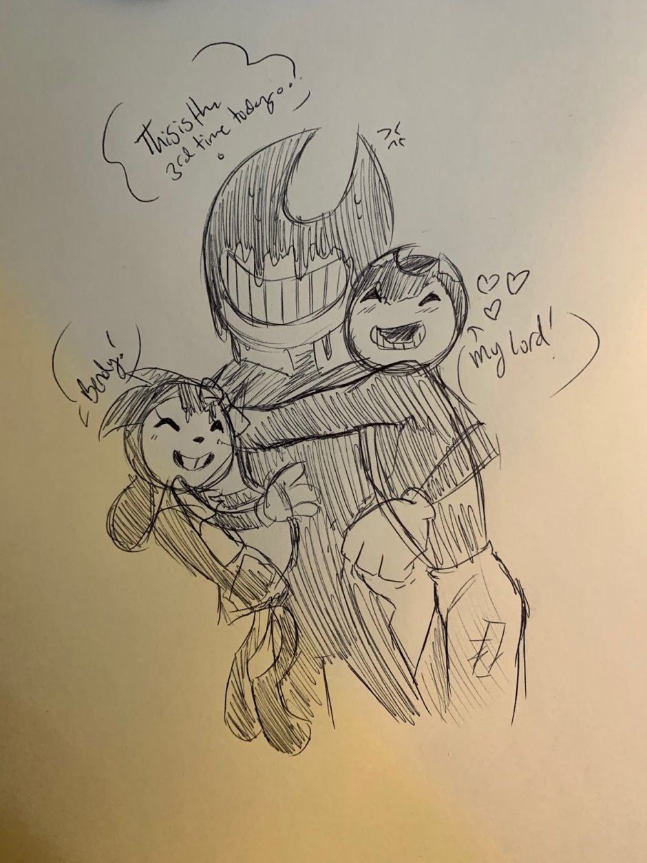 Bendy comics Sammy and Henry