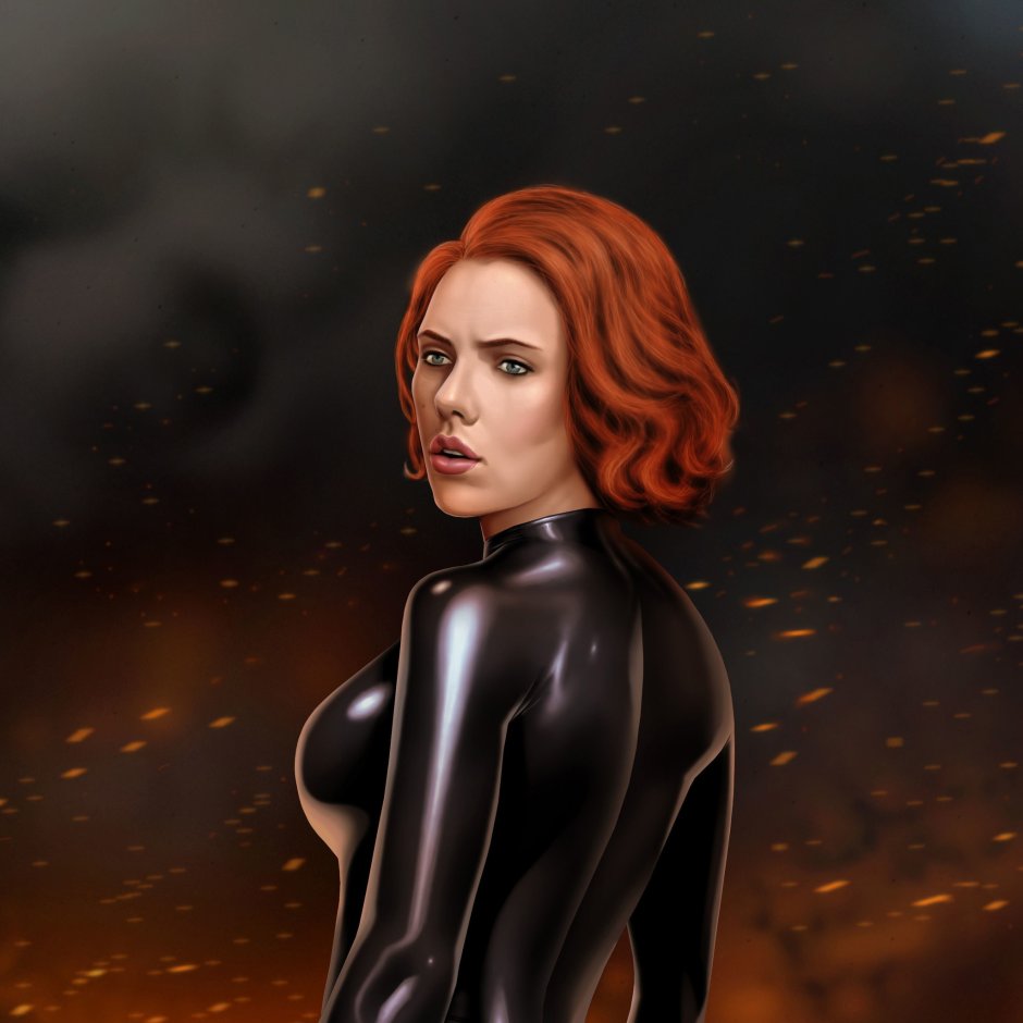 Scarlett Johansson Black Widow Hot