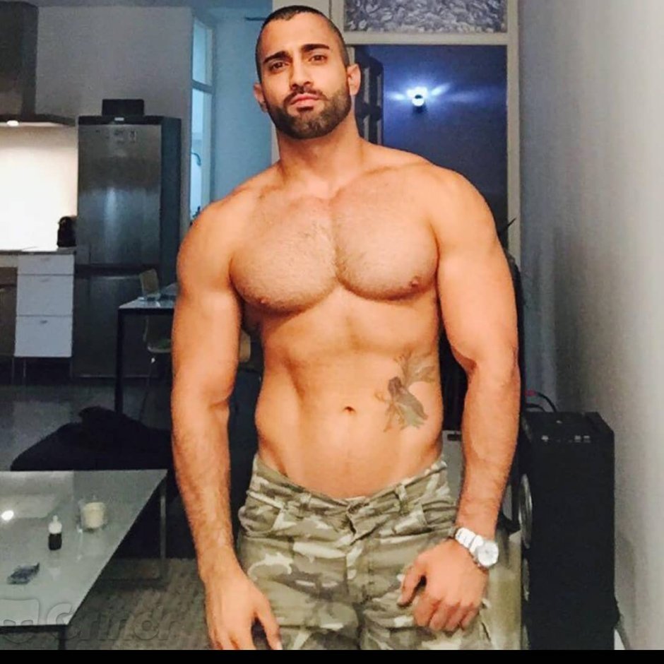 Antonio Aguilera in Gay Solo underpants