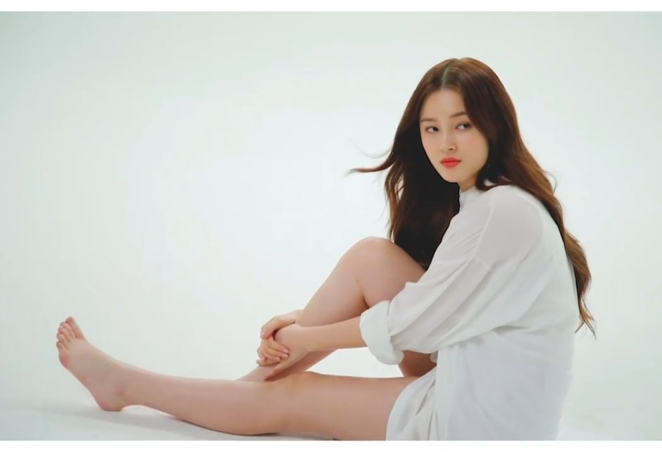 Nancy McDonie in a swimsuit