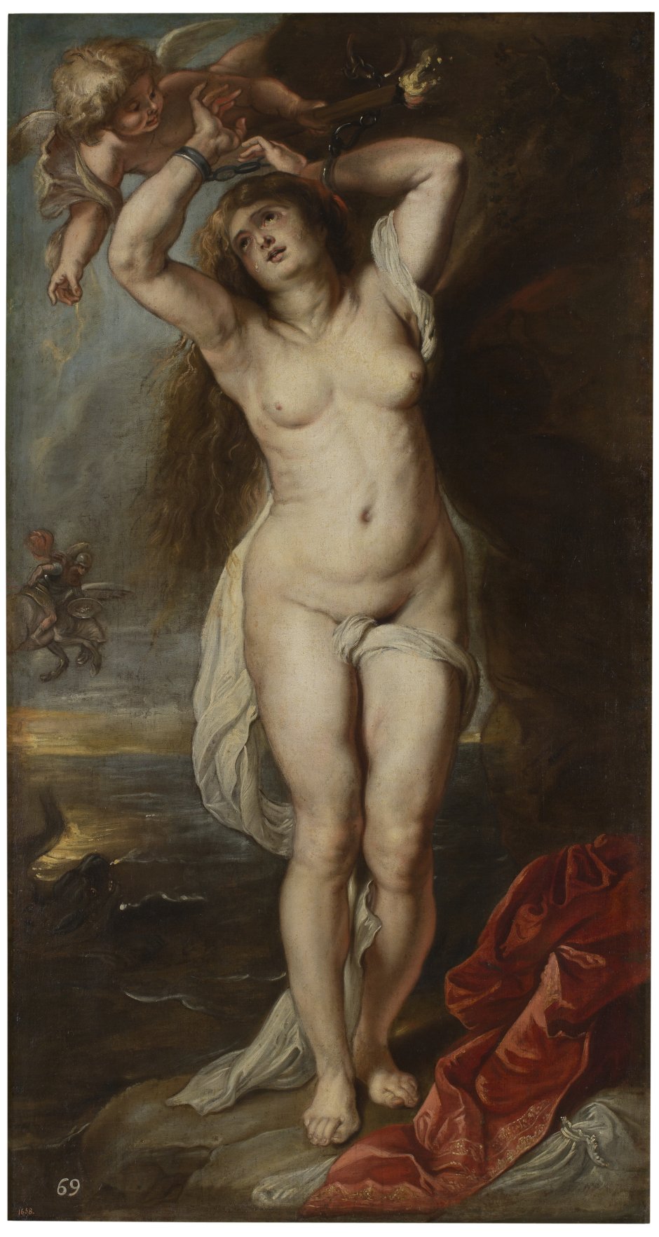 Peter Paul Rubens. "The abduction of the daughters of Levkippa" (1617-1618)