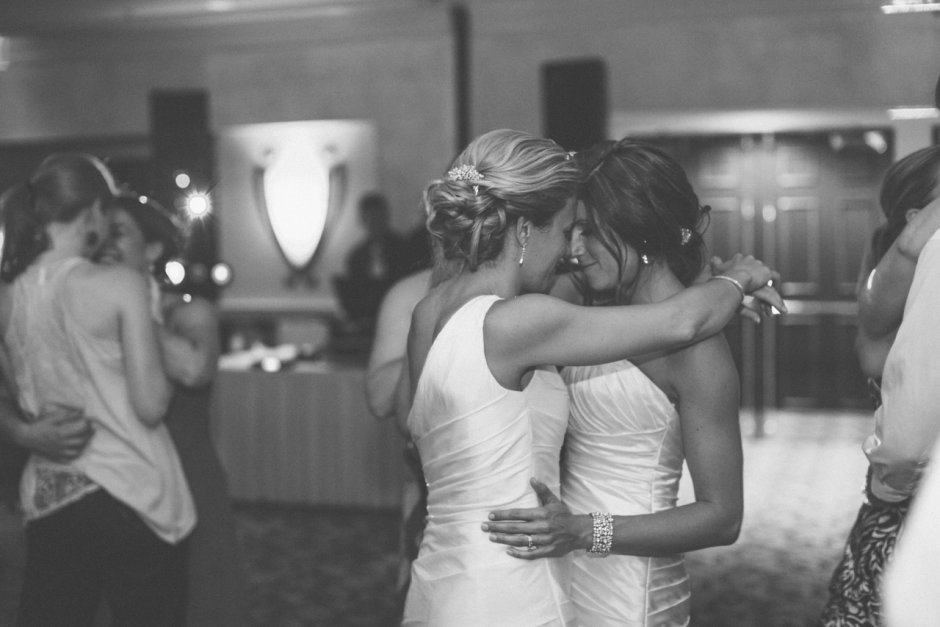Kiss two girls at school