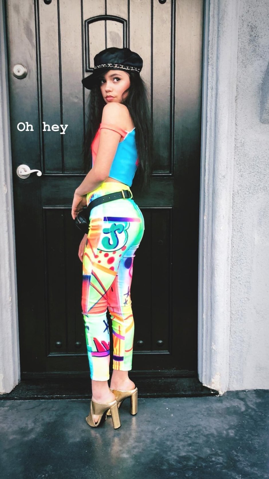 Jenna Ortega in a swimsuit