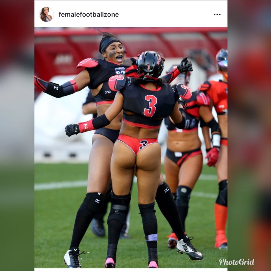 Naked American football