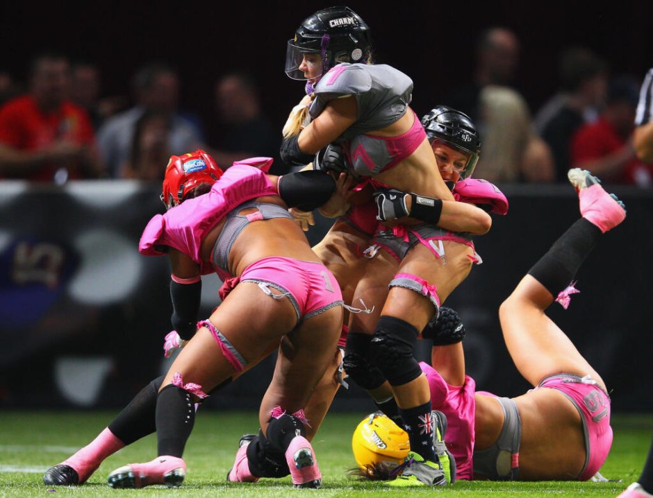 Female American football butt