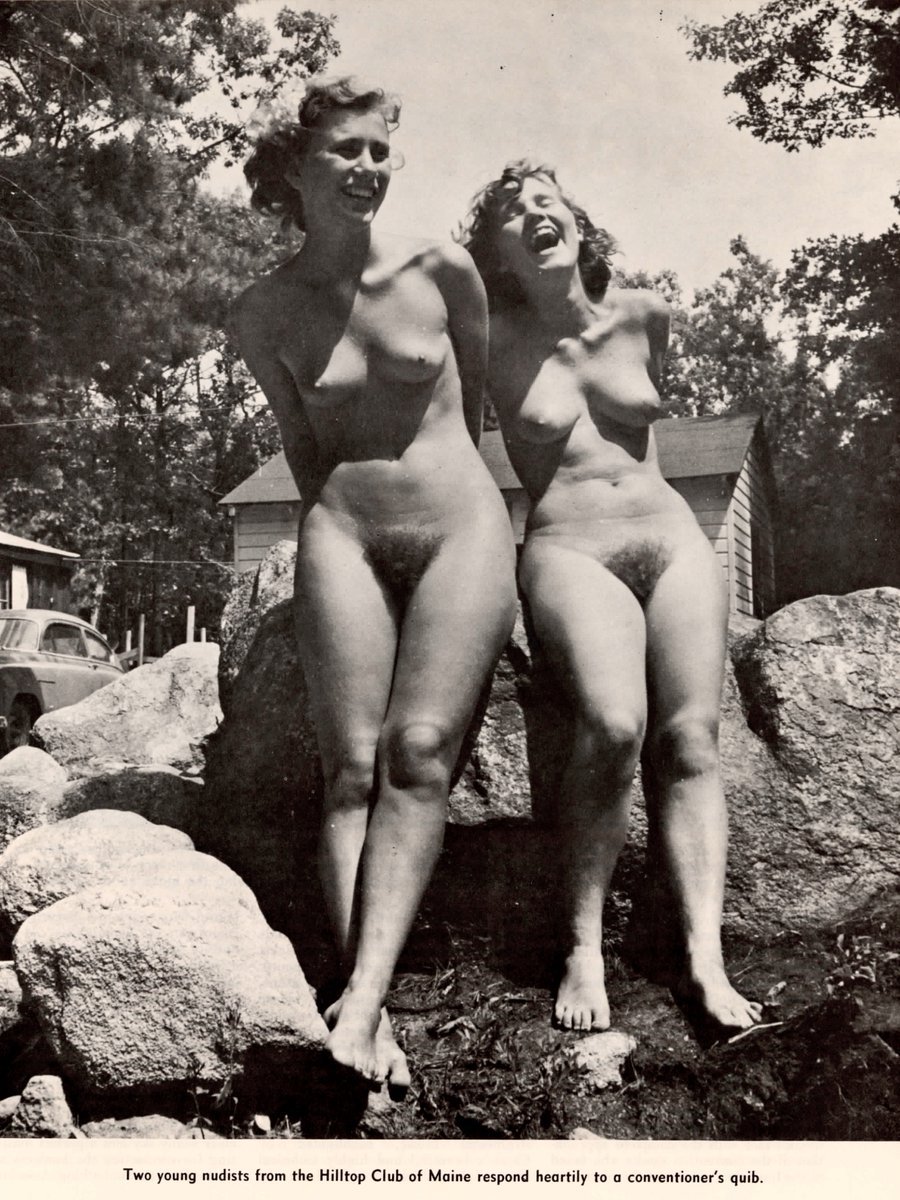 Retro hairy girls group