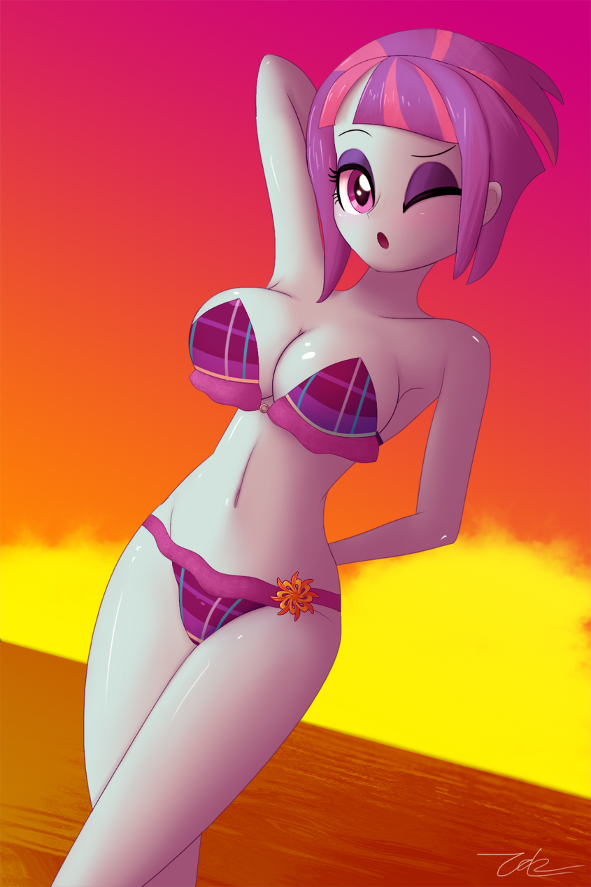 Sanny Leone in a swimsuit