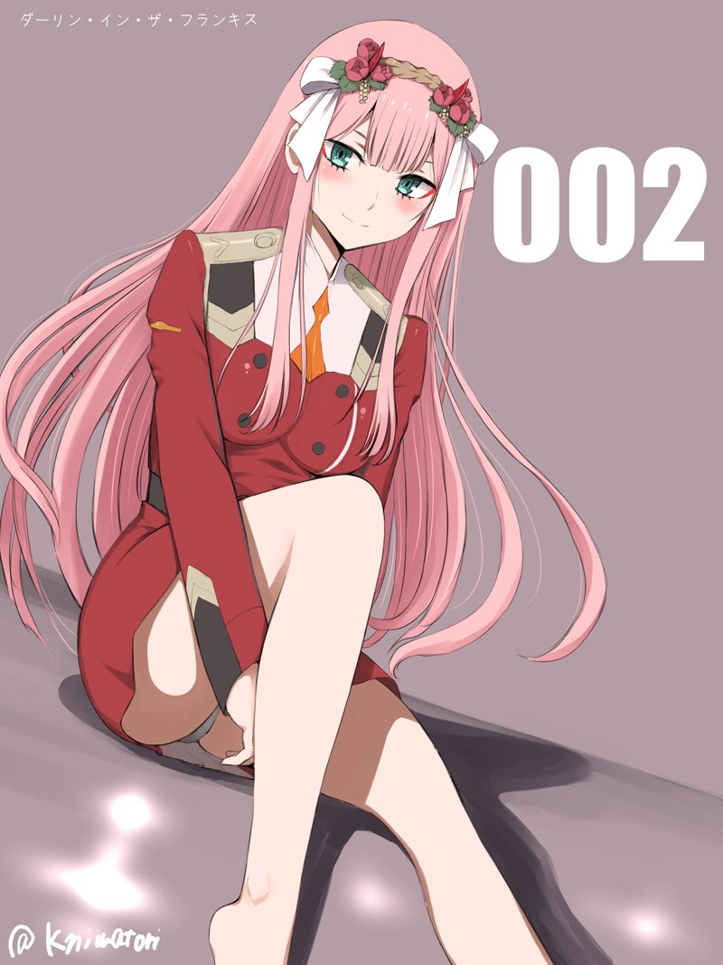 Zero Two Darling in the Franxx in a swimsuit
