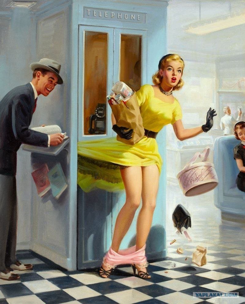 Bil Rendel Pin-up