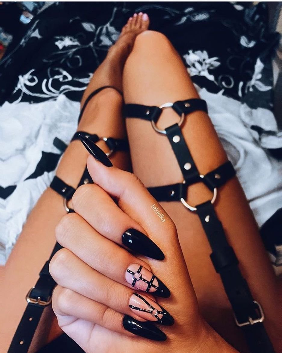 Nails with straps