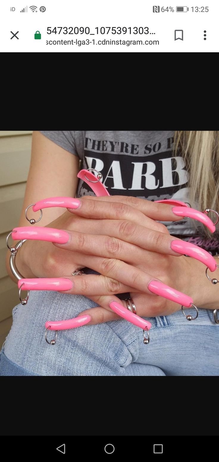 Cool nails are long