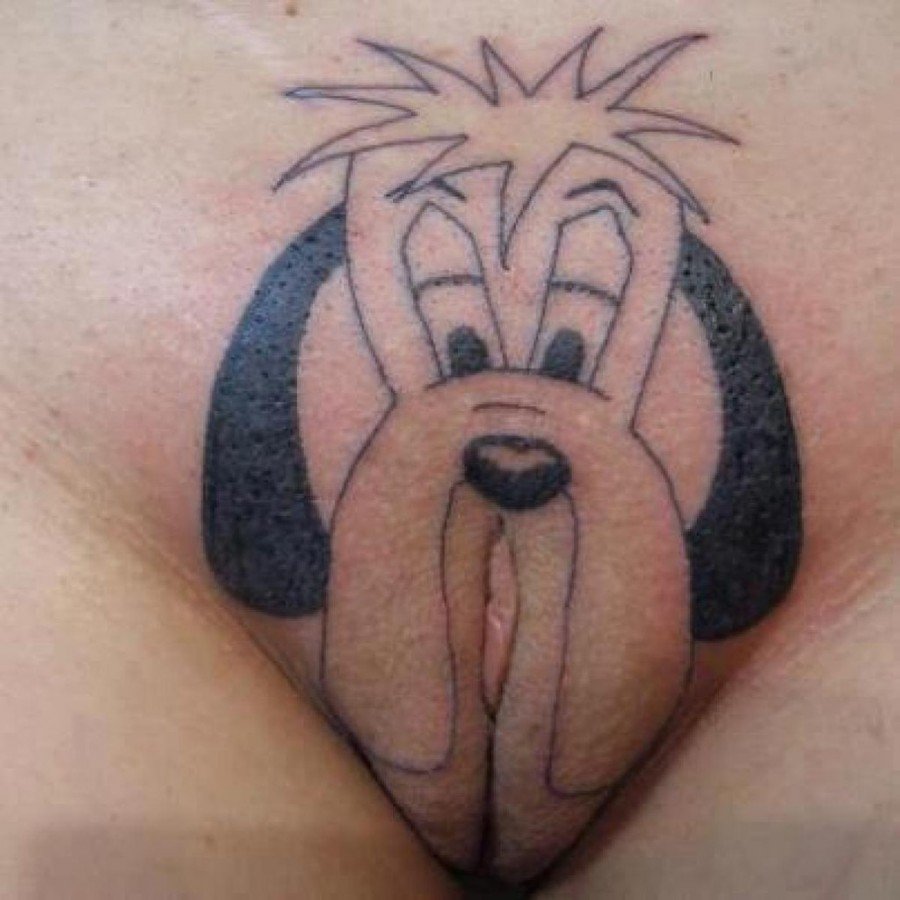 Funny tattoos on intimate