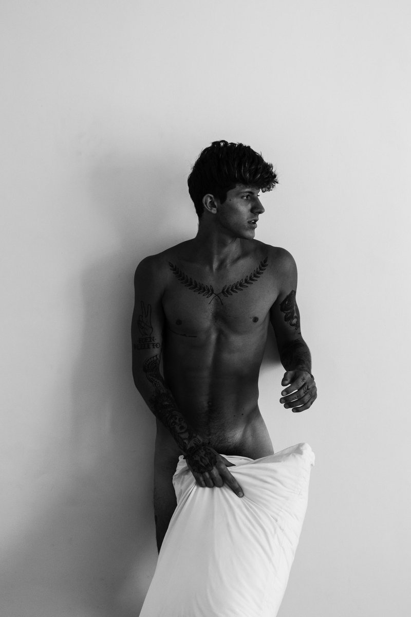 Arab with naked torso