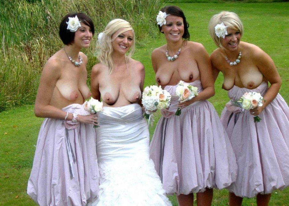 Naked brides after the wedding private
