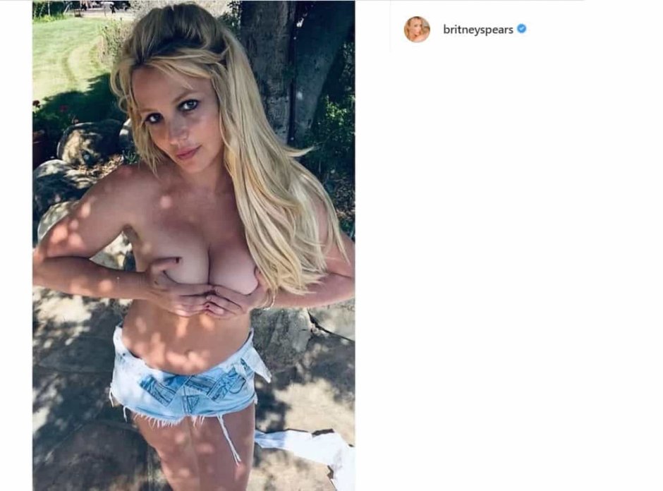 Britney Spears was naked photo