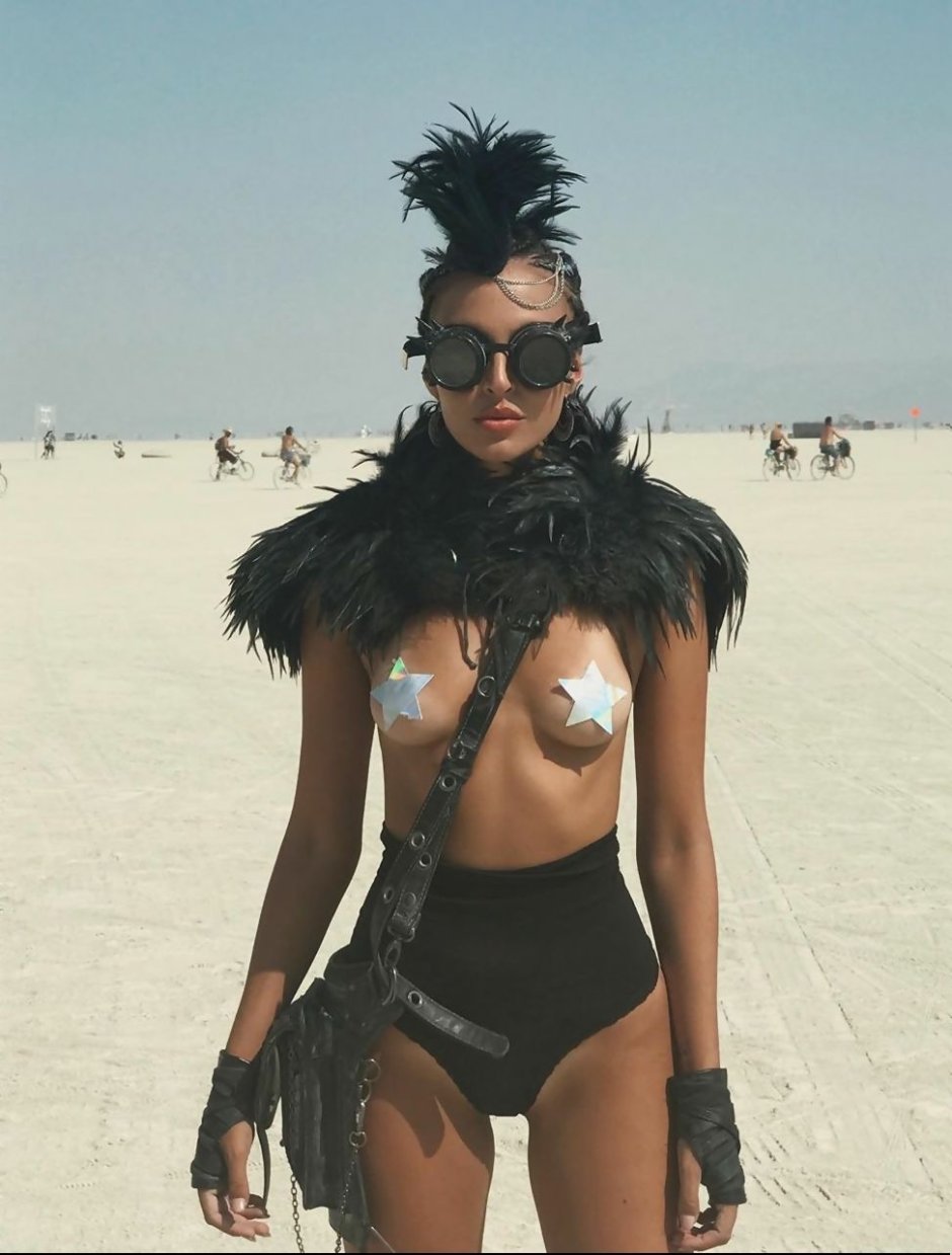Burning Man Girls without panties