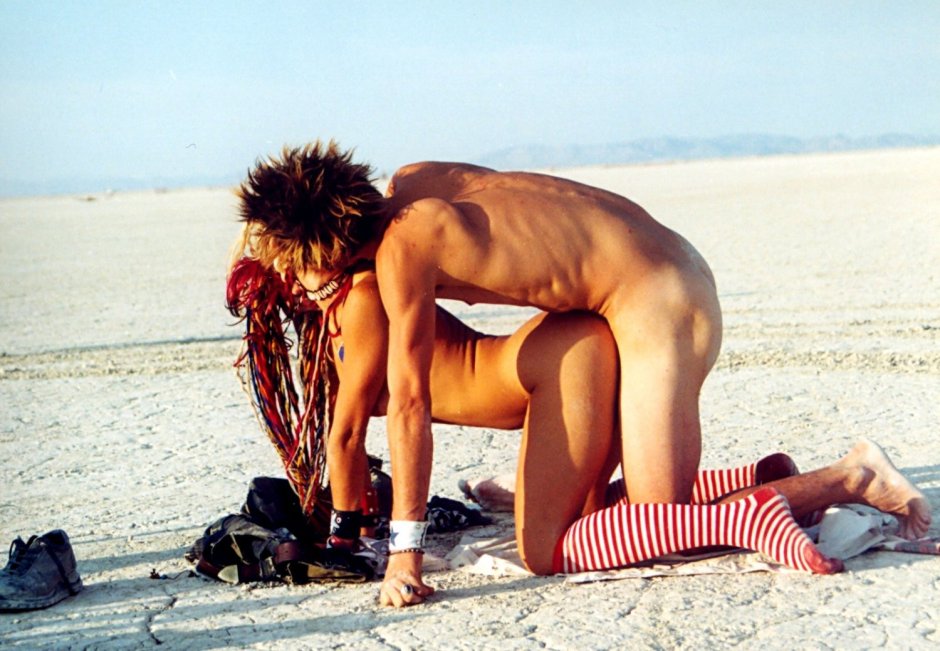 Berning Maine Festival Nude Man