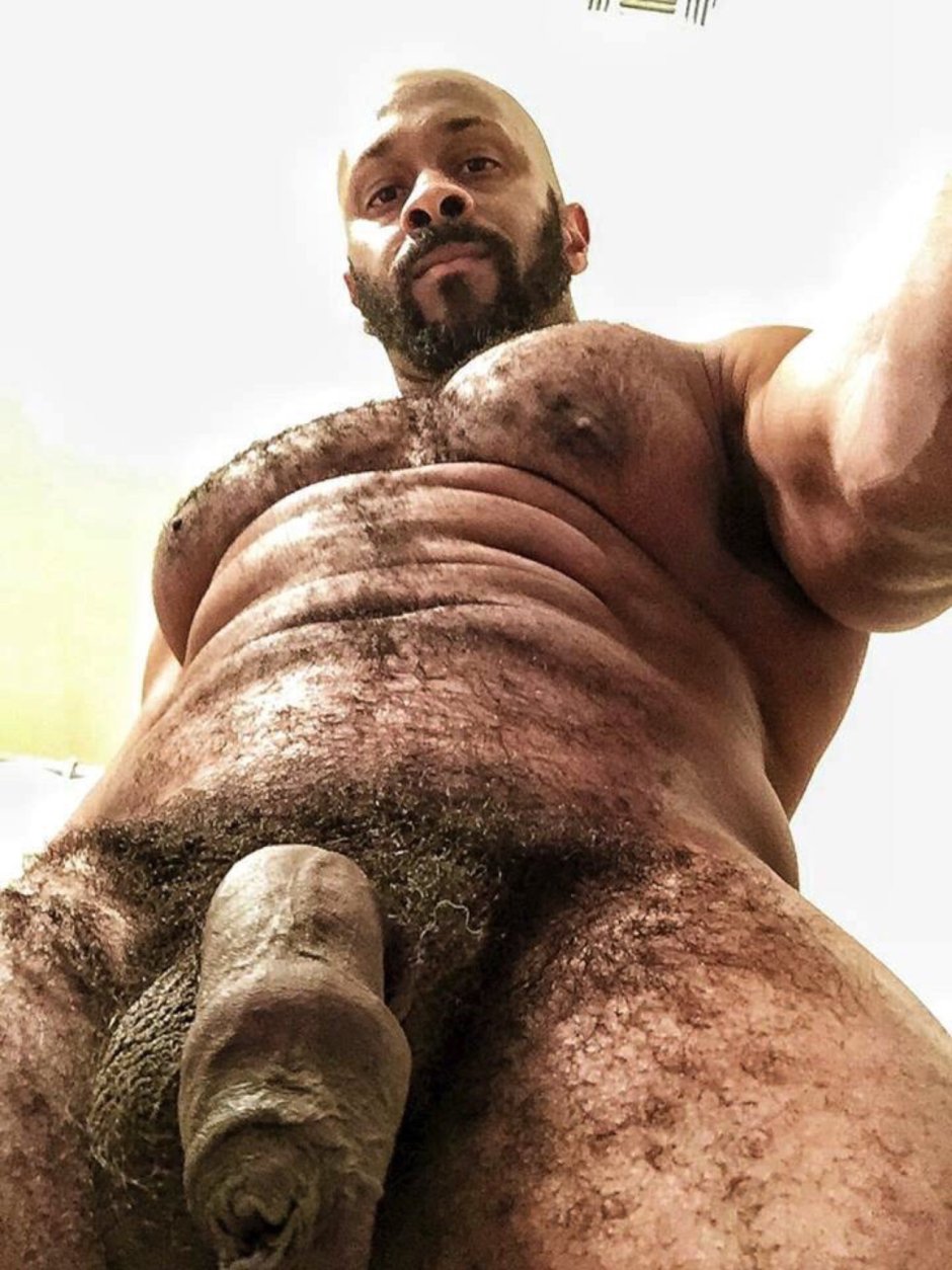Beautiful male hairy cock
