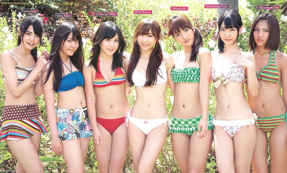 Korean singers in underwear