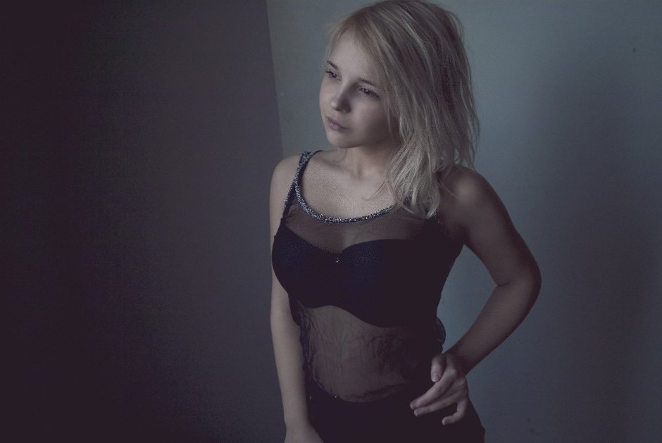 Maria Akhmetzyanova in underwear