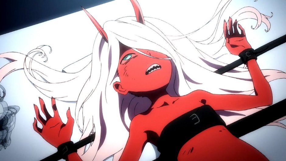 Zero Two anime ahegao