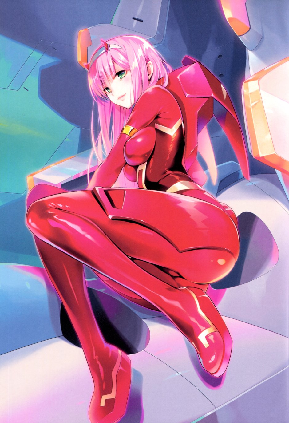 Darling in the Franxx 002 and Hiro