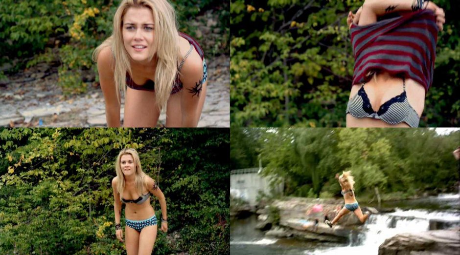 Yana Semakin from university in underwear