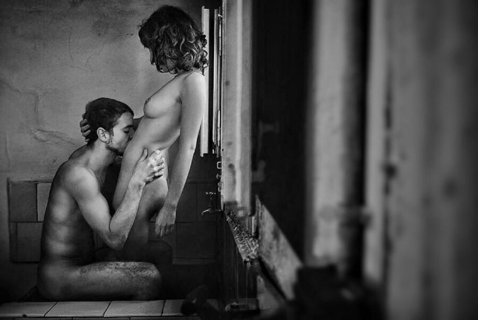 Man and woman passion nude