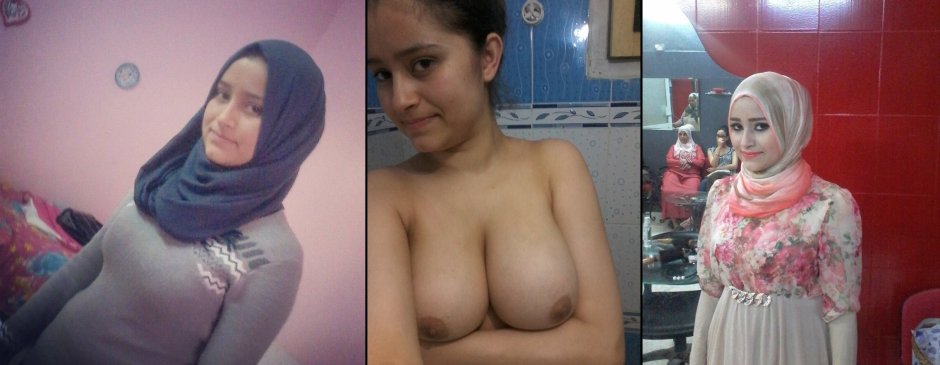 Before after Hijab Turkish Selfie XXX