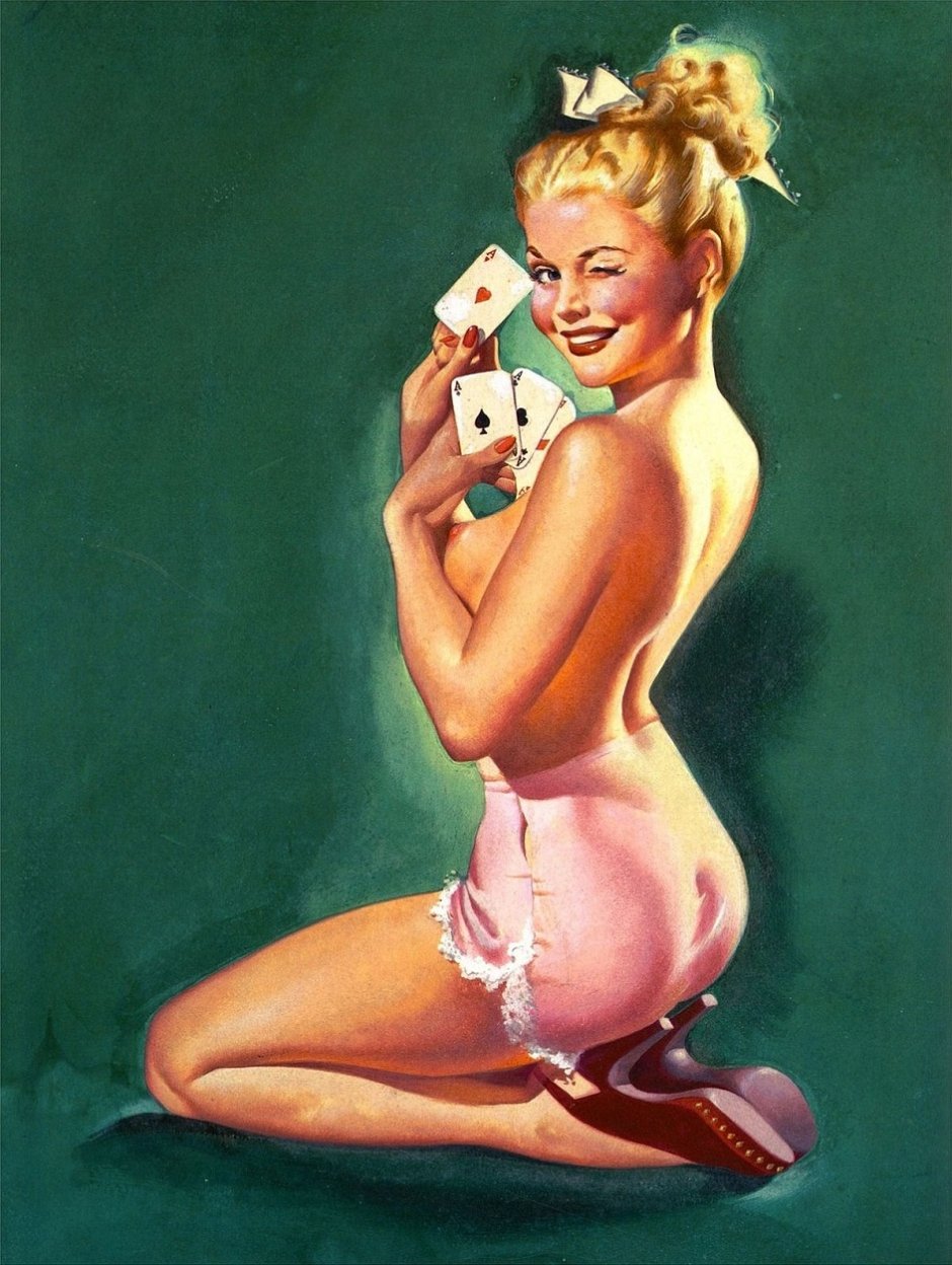 Soviet pin-up from Valery Barykin