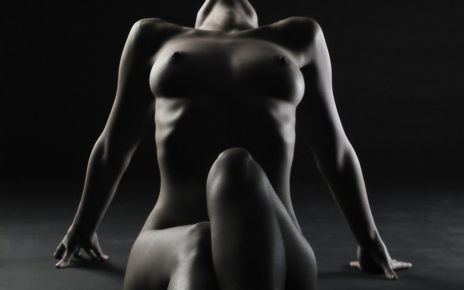 Beautiful female body nude