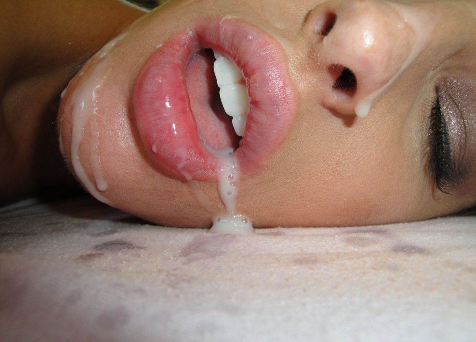 Cums beautifully on his lips