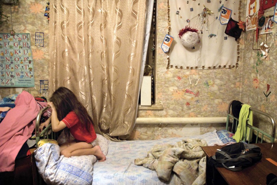 Poor apartments in Russia