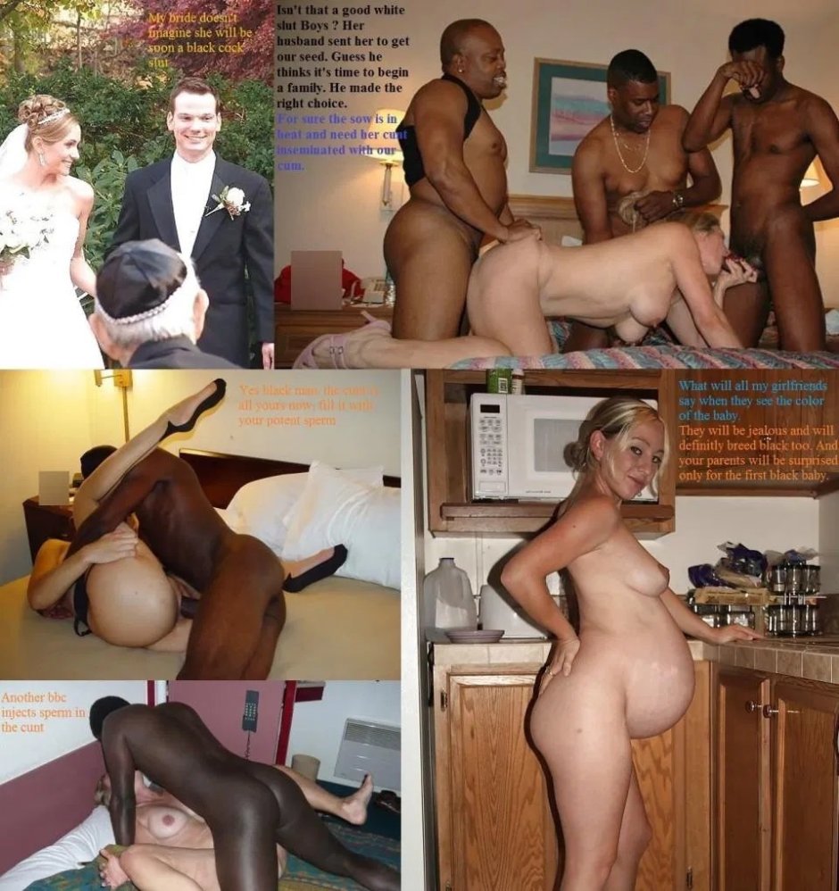 Naked pregnant women from a black man