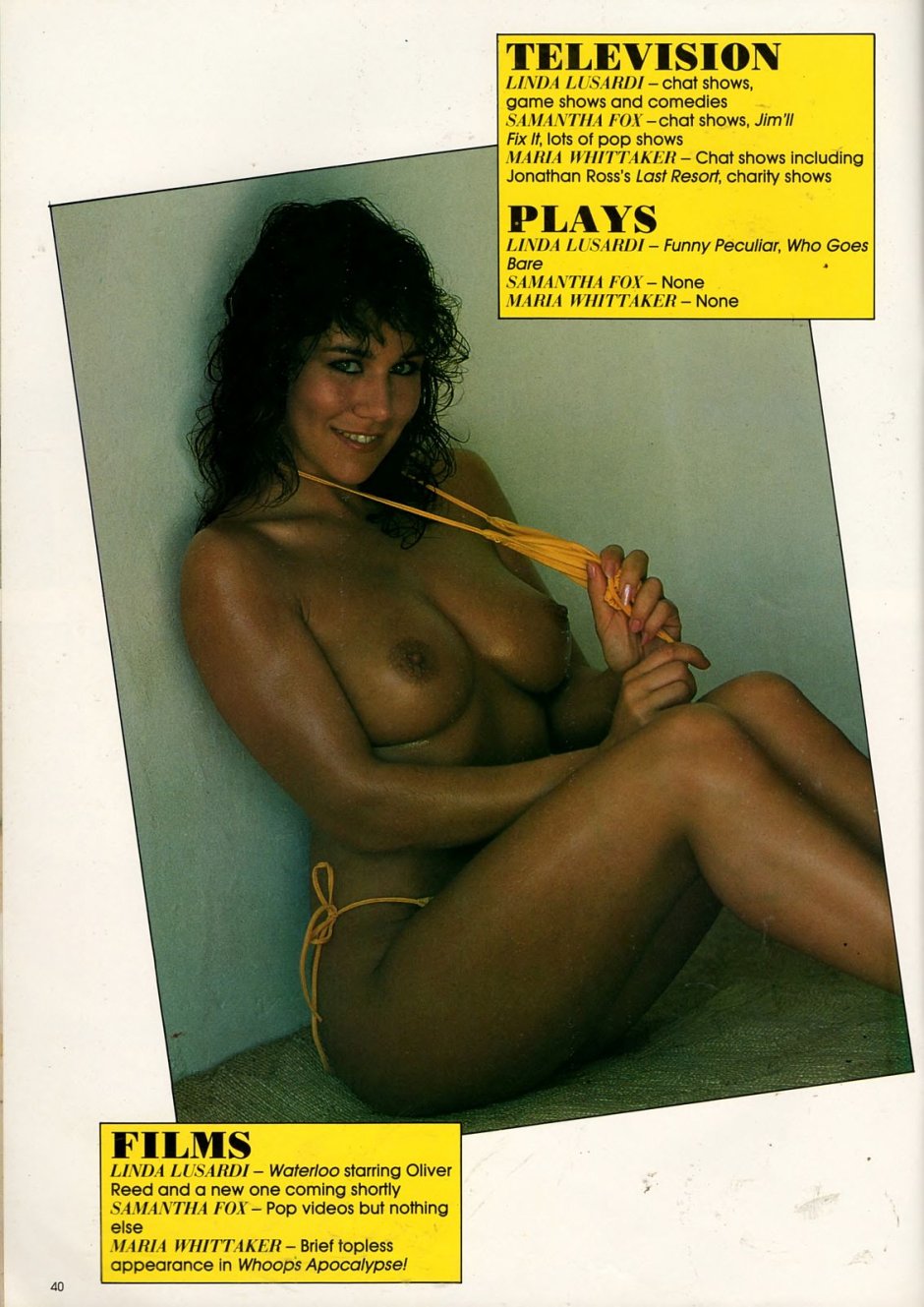 Model Linda Lusardi Anal