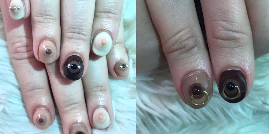 Breast on the nails