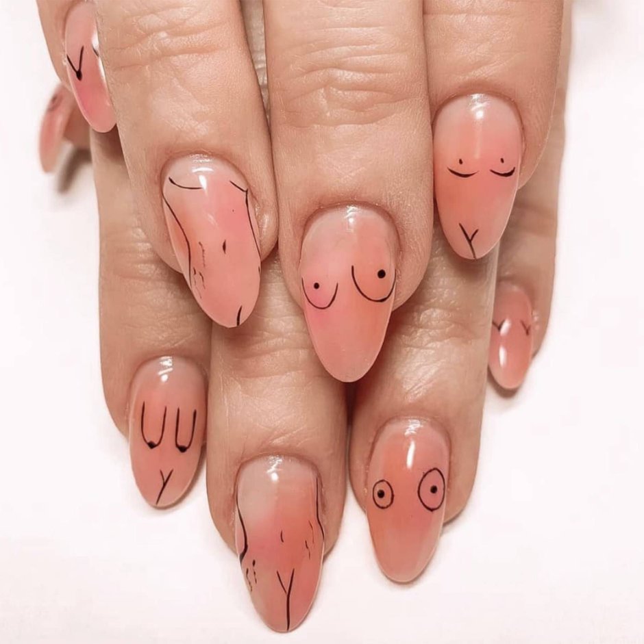 Funny manicure