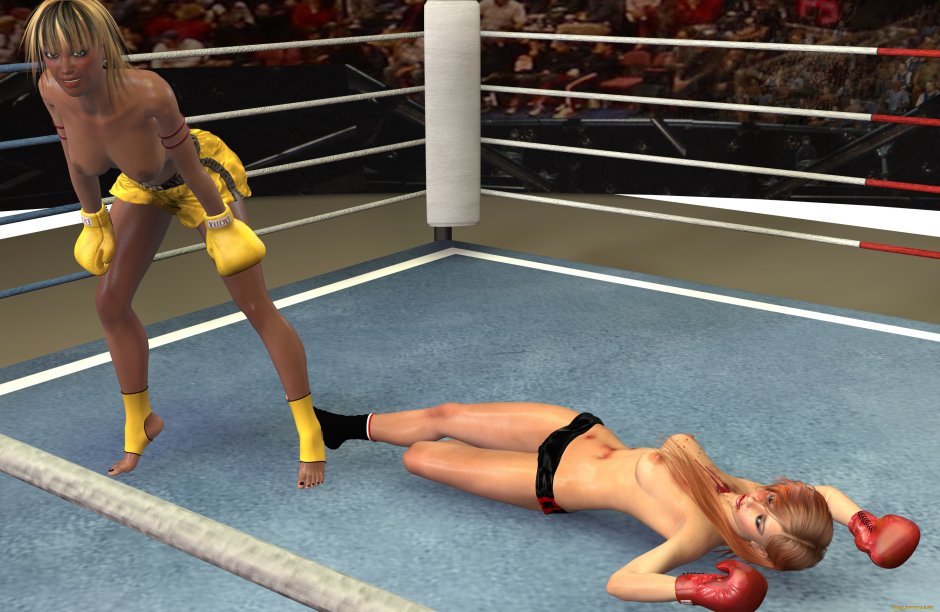 Boxing boxer of a girl