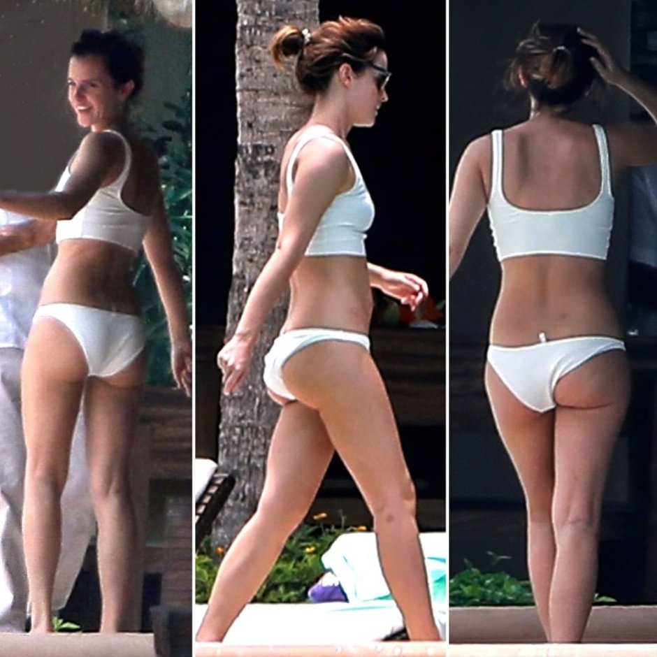 Emma Watson on the beach 2020